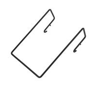 POPETPOP Support Mural Noir pour Panneau Perforé, Étagère de Rangement Suspendue Multifonction en Métal, Accessoires Organiseurs pour Garage, Atelier et Bureau - Compatible Crochets