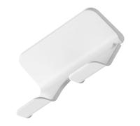 POPETPOP Support Mural Sèche-cheveux Blanc Rack Mural pour Salle de Bain Porte Sèche-cheveux sans Perçage Support Pratique pour Sèche-cheveux Domestique et Hôtel Compact pour Accessoires