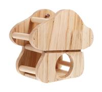 POPETPOP Support pour Mangeoire à Foin de Lapin Porte Herbe Suspendu pour Cage Dintérieur Mangeoire Gaspillage avec Barrière de Protection pour Petits Animaux