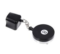 POPETPOP Support Queue Billard Extensible Noir Étui Protecteur pour Craie de Billard Design et Durable Caoutchouc Compatible Craies Standard Accessoire Pratique pour Joueur de Snooker