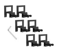 POPETPOP Support Robuste et Barre de Fixation Réglable en Métal pour Butées Antidérapantes de Matelas 6 Pièces, Adapté aux Cadres de Lit Métalliques, pour Chambre à Coucher