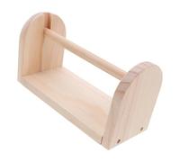 POPETPOP Support Ruban Adhésif Bois Massif avec Base Antidérapante Distributeur de Ruban de Bureau Élégant pour Masking Tape Organisateur Stable pour Fournitures de Bureau et Loisirs