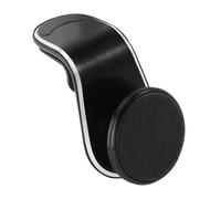 POPETPOP Support Téléphone Magnétique Voiture pour Smartphones Fixation Ventilation Pivotant Clip Compact et Puissant pour Navigation Conduite Noir