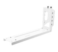 POPETPOP Support Vertical pour Gpu à Angle Droit pour Boîtier Pc Grand Format, Accessoire Informatique Blanc, Support De Carte Graphique Pci-e, Compatible Cartes Graphiques Grandes Dimensions