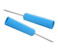 POPETPOP Supports de à pêche en mer, Accessoires de pêche, en Plastique et métal, Lot de 2 pièces, Surface Lisse, pour pêche du Bord et pêcheur côtier