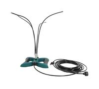 POPETPOP Système de Brumisation Extérieur avec Tuyau EU pour Terrasse et Jardin Anti-poussière Refroidissement Compatible Arrosage Jardin Kit Brumisateur Stable et Facile à Installer