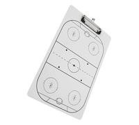 POPETPOP Tableau Blanc Effaçable à Sec Portable pour Entraîneurs de Hockey sur Glace Planche à Pince et Légère Outil Essentiel pour Stratégies et Communication Lors Entraînements et Matchs