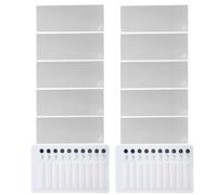 POPETPOP Tableau de Routine 1 Set Blanc en ABS Résistant pour Garçon Fille Motivateur D'garçon et Filles, Planche de Tâches Ménagères Pratique pour Classe ou Maison