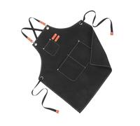 POPETPOP Tablier de Cuisine Professionnel Toile Résistante à Huile Multi-poches Réglable Facile à Nettoyer pour Chefs et Cuisiniers à
