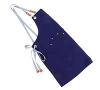 POPETPOP Tablier Imperméable Toile Respirante avec Poche Aux Éclaboussures pour Cuisine Jardinage et Atelier Unisexe Professionnel Bleu Foncé