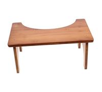 POPETPOP Tabouret de Toilette Bambou pour Garçon Fille Marchepied Salle de Bain et Multifonction Repose Position Accroupie Petit Tabouret Stable pour Usage Domestique