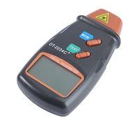 POPETPOP Tachymètre Portable à Affichage LCD Mesure Automatique des Valeurs Maximum Minimum et Dernières Données Format Mini pour Prise Main Facile Outil Pratique