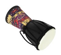 POPETPOP Tambour Djembé Léger pour Garçon Fille et Débutants Instrument de Percussion Africain Compact avec Peau de Chèvre Naturelle Facile à Transporter pour Garçons et Filles