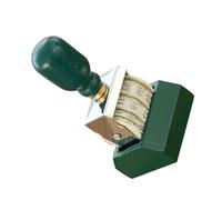 POPETPOP Tampon Dateur Manuel Vert à Rouleau pour Scrapbooking et Organisation, Outil Compact pour Calendrier et Carnet, Fournitures Scolaires et Papeterie pour Enseignants et Étudiants