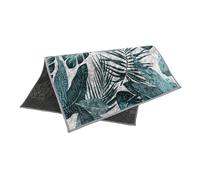 POPETPOP Tapis Carré Naturel Motif de Bananier Tapis de Sol Décoratif pour Chambre Salon Pratique et Élégant