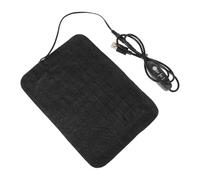 POPETPOP Tapis Chauffant USB pour Durcissement Époxy 3 Niveaux de Température, Coussin Chauffant en PU Noir, Chauffage Rapide et Sécurité Renforcée pour Résine Transparente