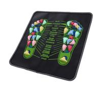 POPETPOP Tapis D'acupression Réflexologie en Pvc Résistant pour Massage des Pieds Simulant des Techniques Traditionnelles, pour Bureau et Activités Extérieures