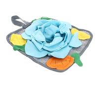 POPETPOP Tapis d'apprentissage pour Animaux Tapis d'alimentation Travail du Nez D'intelligence pour Lapin Antidérapant Lavable en Polaire Douce pour Lapins et Petits Animaux