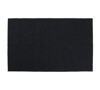 POPETPOP Tapis de Barbecue Noir en Polyester PVC Résistant à Chaleur | Antidérapant, Usage Intérieur et Camping, Protège le Sol des Braises Bois