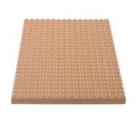 POPETPOP Tapis de Massage des Points D'acupuncture des Pieds en Bois Naturel, Planche D'acupression Pyramidale 30x20cm pour Yoga Intérieur et Relaxation au Salon