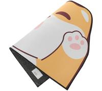 POPETPOP Tapis de Nourriture pour Chat Épais Et Isolé Tapis d'alimentation pour Animaux de Compagnie Tapis de Bol pour Chien à Séchage Rapide Élégant Et Sûr pour La Décoration