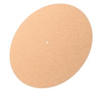 POPETPOP Tapis de Platine en Liège Naturel pour Platine Vinyle, Tapis Feutrine Anti-Dérapant pour Disques Vinyles, Conçu pour Studios D’Enregistrement et Usage Personnel