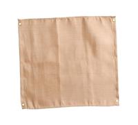 POPETPOP Tapis Ignifuge 45x45 Cm pour Barbecue et Camping, Coussin Isolant Thermique en Fibre de Verre Résistant Haute Température, Couverture Feu Pliable et Légère Paquet de Rangement