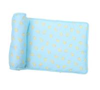 POPETPOP Tapis Rafraîchissant pour Chat et Chien Glace de Soie Matelas de Couchage Portable Doux Léger et Tapis de Refroidissement pour Animaux été Matelas de Repos Anti-Chaleur Bleu