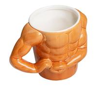 POPETPOP Tasse à Café Muscle en Céramique Mug Multifonction Poignée Ergonomique Capacité Standard Présent d'Anniversaire pour Mari Accessoire de Maison et Bureau