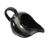 POPETPOP tasse à lait en céramique pichet à lait crémier en porcelaine avec anse pichet de lait de café distributeur de sirop mini crémier en céramique