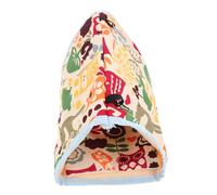 POPETPOP Tente De Couchage pour Oiseau Hamac Peluche Suspendu Lit Nid pour Cage Conure Perruche Moyen Petit Chaud Repos Accessoire Animal