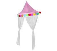 POPETPOP Tente Demi Lune Murale pour Lit Garçon Fille Filet Respirant Tente Intérieure pour Tout Petits Coin Lecture Sécurisé et Décoratif Toile et Facile à