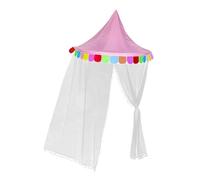 POPETPOP Tente Intérieur pour Garçon Fille Demi Lune Suspendue Filet Respirant Facile à et Plier Coin Lecture et Jeu pour Garçons et Cadeau Anniversaire et Noël
