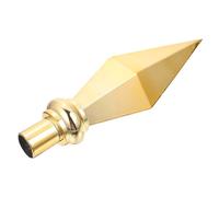 POPETPOP Tête de Mât de Drapeau Alliage Aluminium Ornement Décoratif Durable pour Mât Drapeau Extérieur et Salle de Conférence