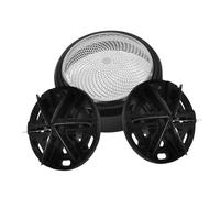 POPETPOP Tête De Rasoir Rotative En Acier Inoxydable 3 Pièces Compatible Tête De Rasage Flottante à 6 Lames Accessoire De Rasoir Pour Hommes Rasage En Voyage