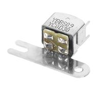 POPETPOP Tête Magnétique Stéréo Double Piste pour Magnétophone Cassette en Métal Argenté, Accessoire Bouton Compatible Multiples Modèles