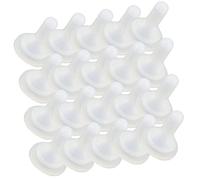 POPETPOP Tétine pour Chiots et Lot de 20 Embout de Biberon en Silicone Blanc Fournitures d'alimentation pour Animaux Insert pour Bol d'alimentation Outils Adaptés aux Petits Animaux