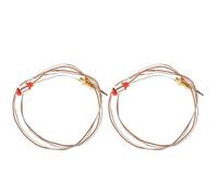 POPETPOP Thermocouple en Cuivre 2pcs pour Remplacement du Brûleur de Cuisinière et Four à Gaz, Capteur de Chaleur Résistant Haute Température pour Foyers et Barbecues