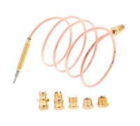 POPETPOP Thermocouple pour Foyer à Gaz Capteur de Température Professionnel Remplacement 900 MM Accessoire de Poêle Thermocouple Étanche Installation Simple
