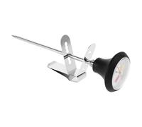 POPETPOP Thermomètre à Lait Acier Inoxydable avec Clip Précision pour Mousser Lait et Préparer pour Cuisine