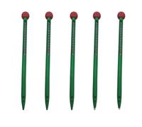 POPETPOP Thermomètre de Surface du Sol Tige en Verre Intégrée Thermomètre de Jardin Portable 10 à 110°C de Température pour Compost et Terre Usage Extérieur Vert