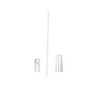 POPETPOP Tige Tirage Rideaux Transparente Accessoire Baguette Stores Verticale Tige Longue pour Inclinaison Stores et Voilage Ouvre-Store Discret pour Fenêtre et Porte