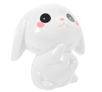 POPETPOP Tirelire Lapin Céramique Incassable Pot à Décoratif pour Garçon Fille Encourage Épargne et Décore Bureau ou Chambre