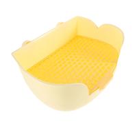 POPETPOP Toilette pour et Chinchillas Design Étroit Gestion des Déchets Matériau Durable et Facile à Nettoyer
