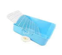 POPETPOP Toilettes pour Antidérapantes Bac à Litière pour Animaux Cochon d'Inde Design Compact