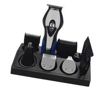 POPETPOP Tondeuse Électrique Rechargeable Multifonction pour Hommes Kit de Rasage de Barbe et Coupe-cheveux Précis avec Tondeuse Nez Lame Acier Inoxydable Charge USB Portable