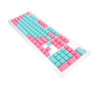 POPETPOP Touches de Clavier Mécanique Pbt Résistantes à Casse Fatigue 104 Clés Design en Arc Gradué Résistantes à Casse Fatigue pour Clavier Gamer Azerty