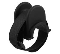 POPETPOP Tourelle de Support de Canne à Pêche Grand Porte-Canne Pêche du Bord Plastique Nylon Noir Réglable Installation Facile pour Rambarde de Quai