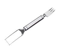 POPETPOP Trancheuse Fourchette Inox pour Pastèque Outil Coupe Fruits et Rapide Accessoire Maison et Boutique Pâtisserie