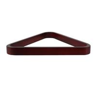 POPETPOP Triangle de Billard Bois Massif pour Billes Support Stable et Précis pour Table de Billard Américain et Snooker Accessoire Portable pour Organisation des Boules